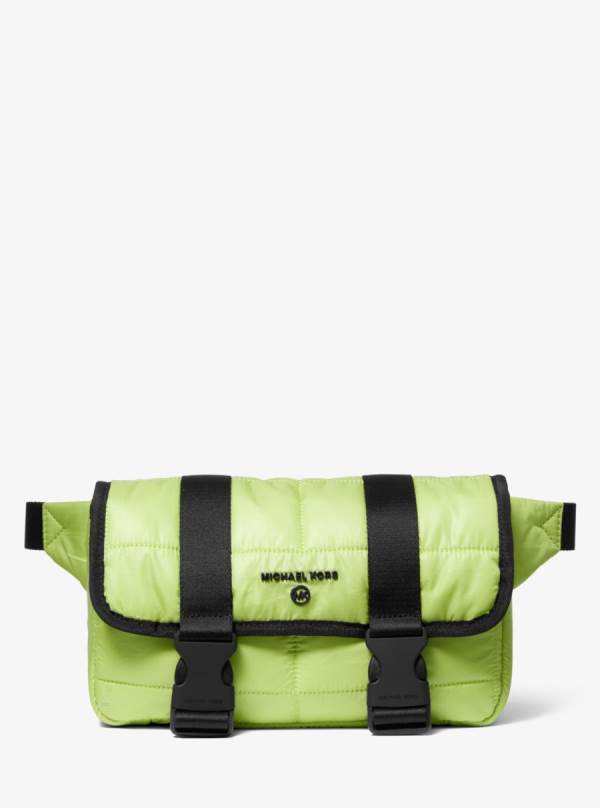 Panske Taška Na Opasok Michael Kors Brooklyn Quilted Recycled Polyester Sling Pack Svetlo Zelene - Tasky Michael Kors Vypredaj | MVNWA-6915